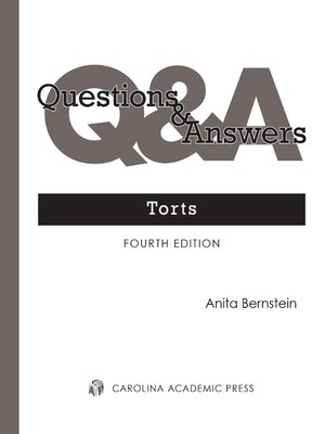 cover image of Questions & Answers: Torts